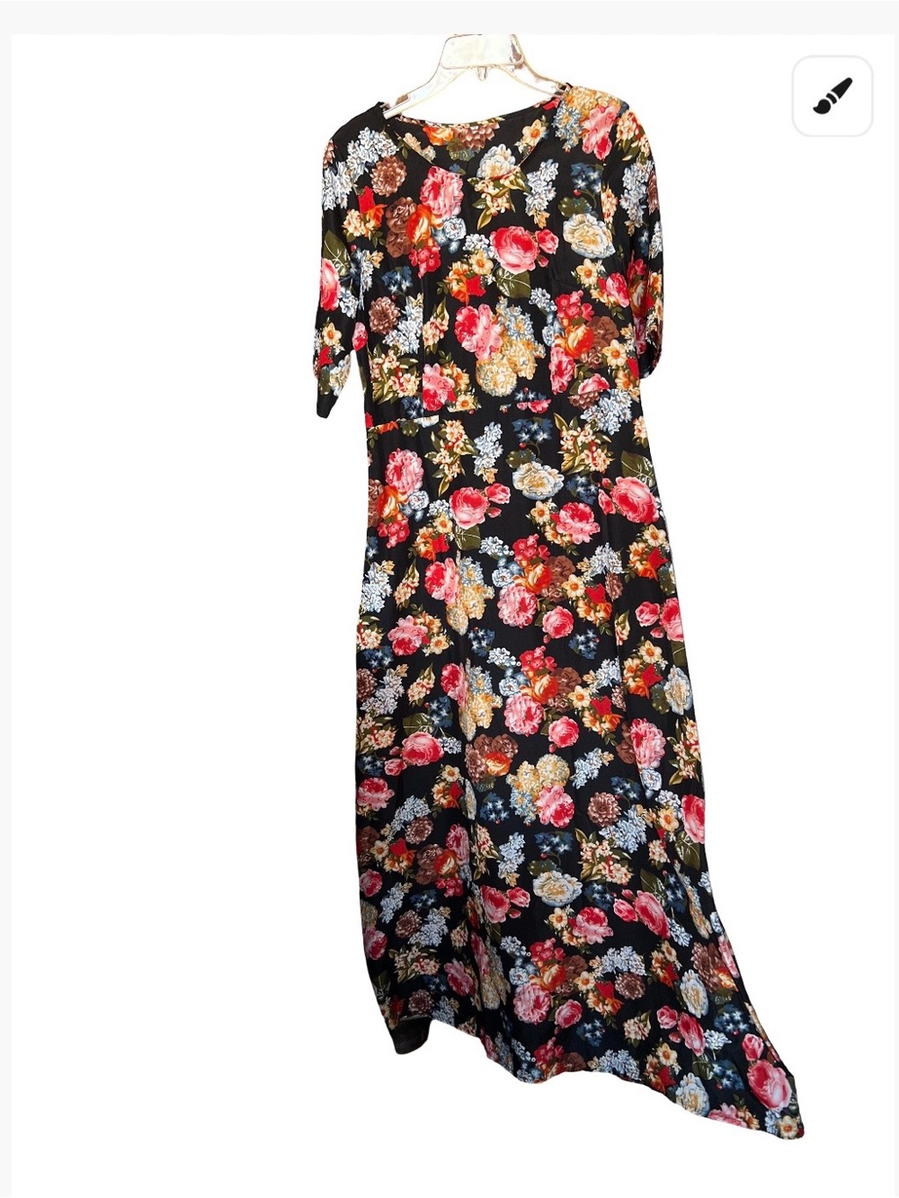 Beautiful Floral Maxi Dress! Size XL Please check measurements